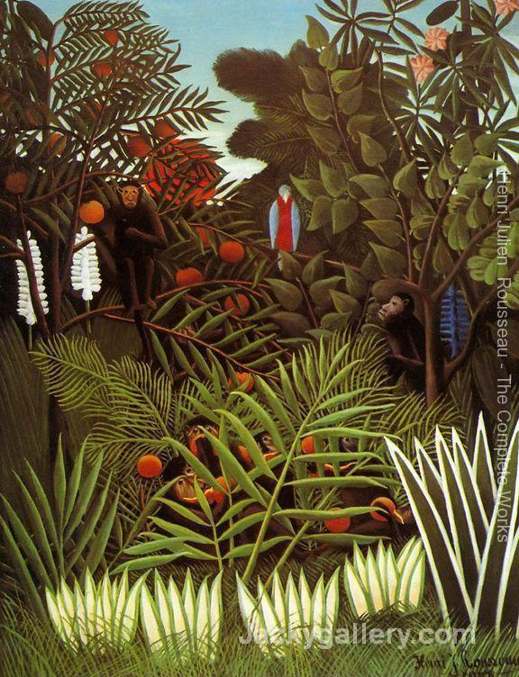 Exotic Landscape II by Henri Rousseau paintings reproduction